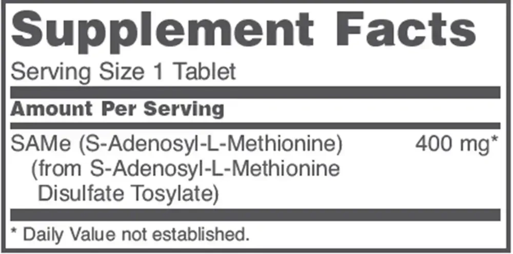 Product image for SAMe 400mg.