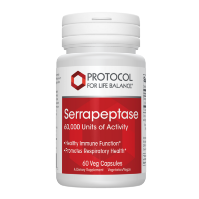 Serrapeptase 60,000 Units of Activity