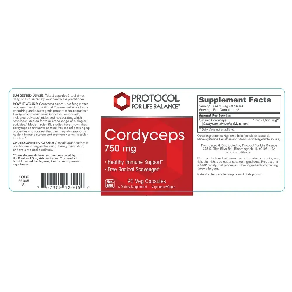 Product image for Organic Cordyceps.