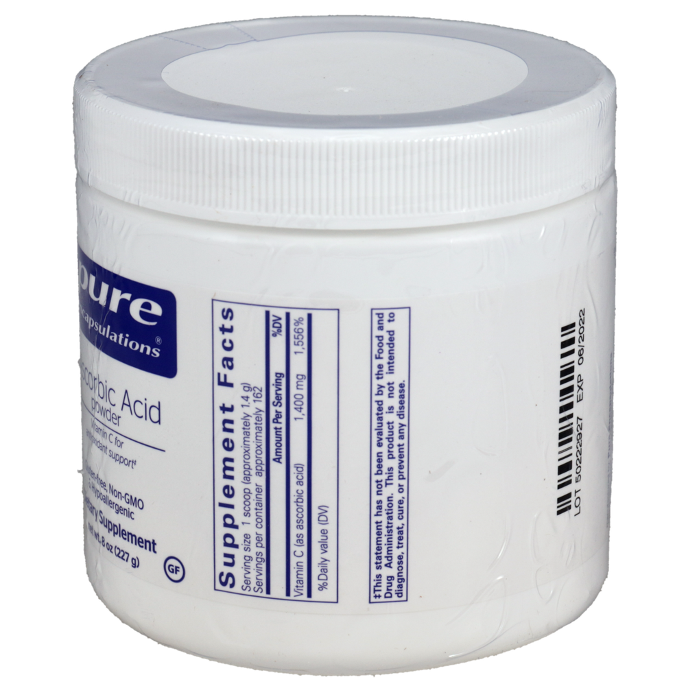 Product image for Ascorbic Acid powder.