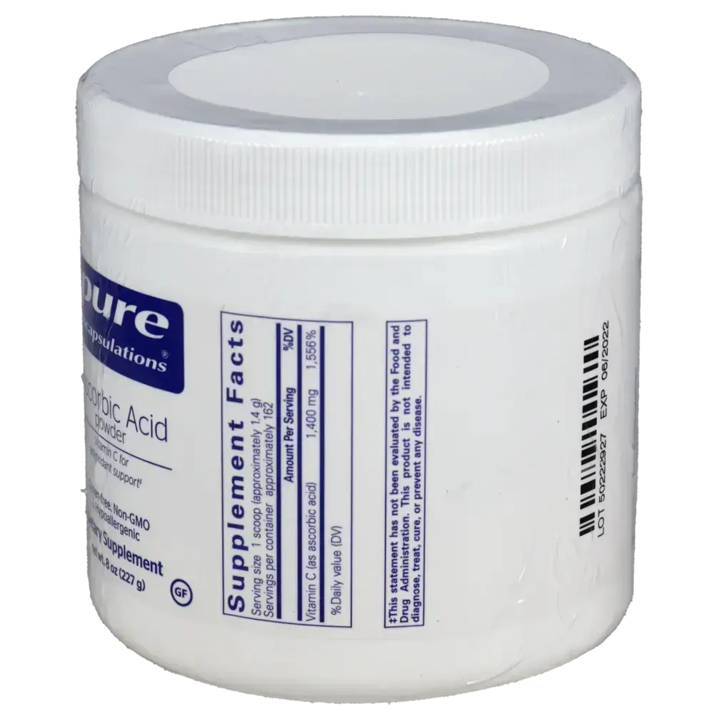 Product image for Ascorbic Acid powder.