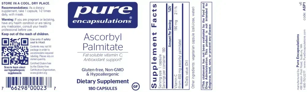 Product image for Ascorbyl Palmitate.