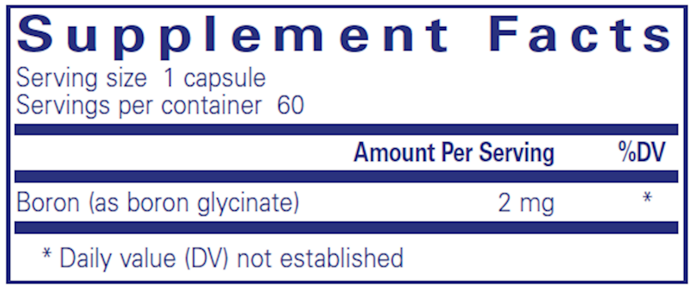 Product image for Boron (Glycinate).