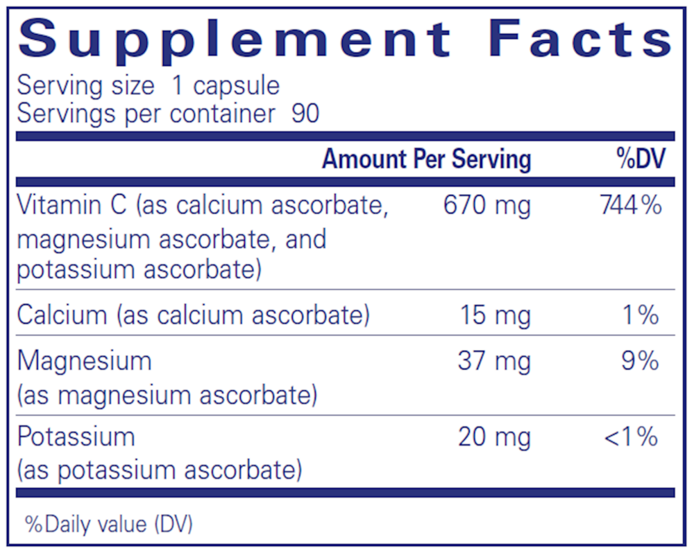 Product image for Buffered Ascorbic Acid.