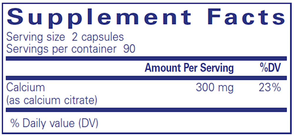 Product image for Calcium (Citrate).