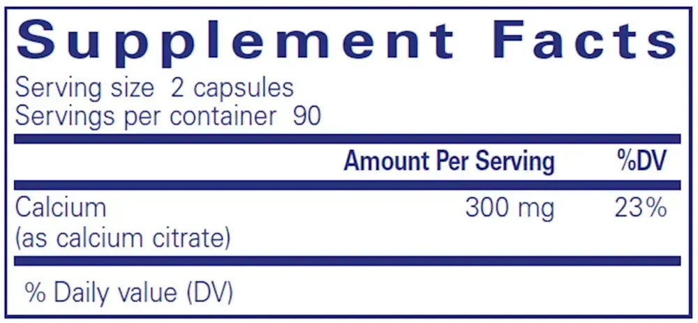 Product image for Calcium (Citrate).
