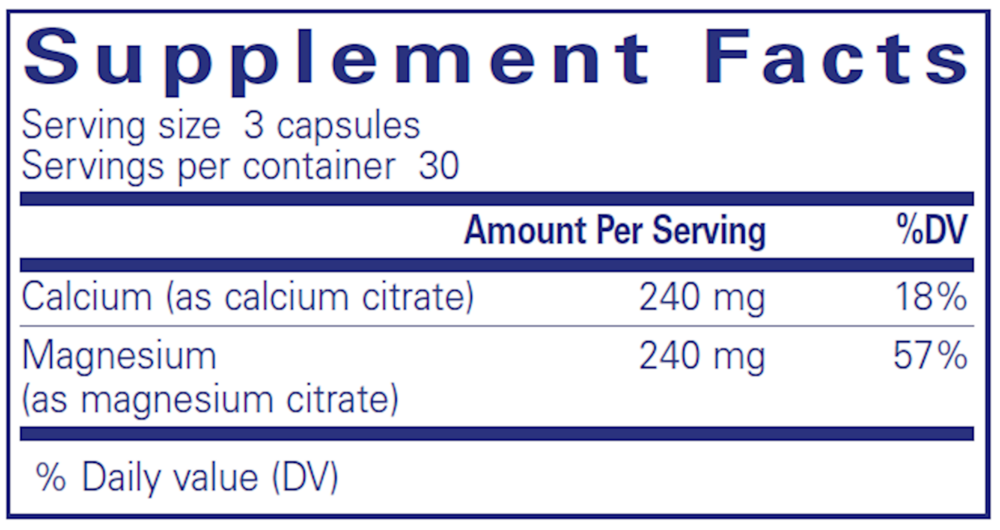 Product image for Calcium Magnesium (Citrate).