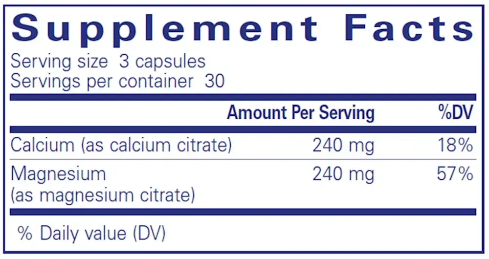 Product image for Calcium Magnesium (Citrate).