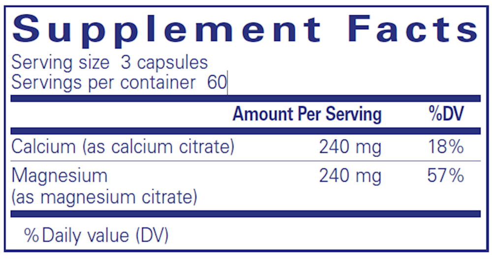 Product image for Calcium Magnesium (Citrate).