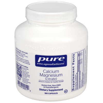 Calcium Magnesium (Citrate) 180 capsules