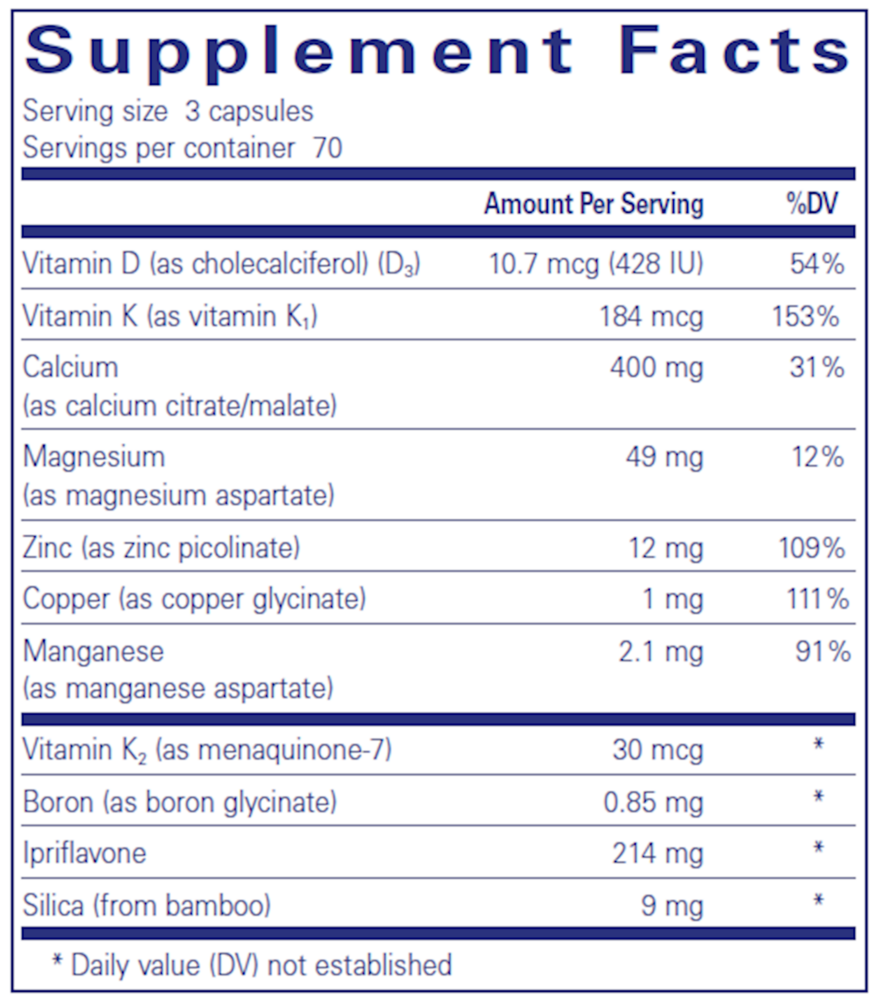 Product image for +CAL+ With Ipriflavone.