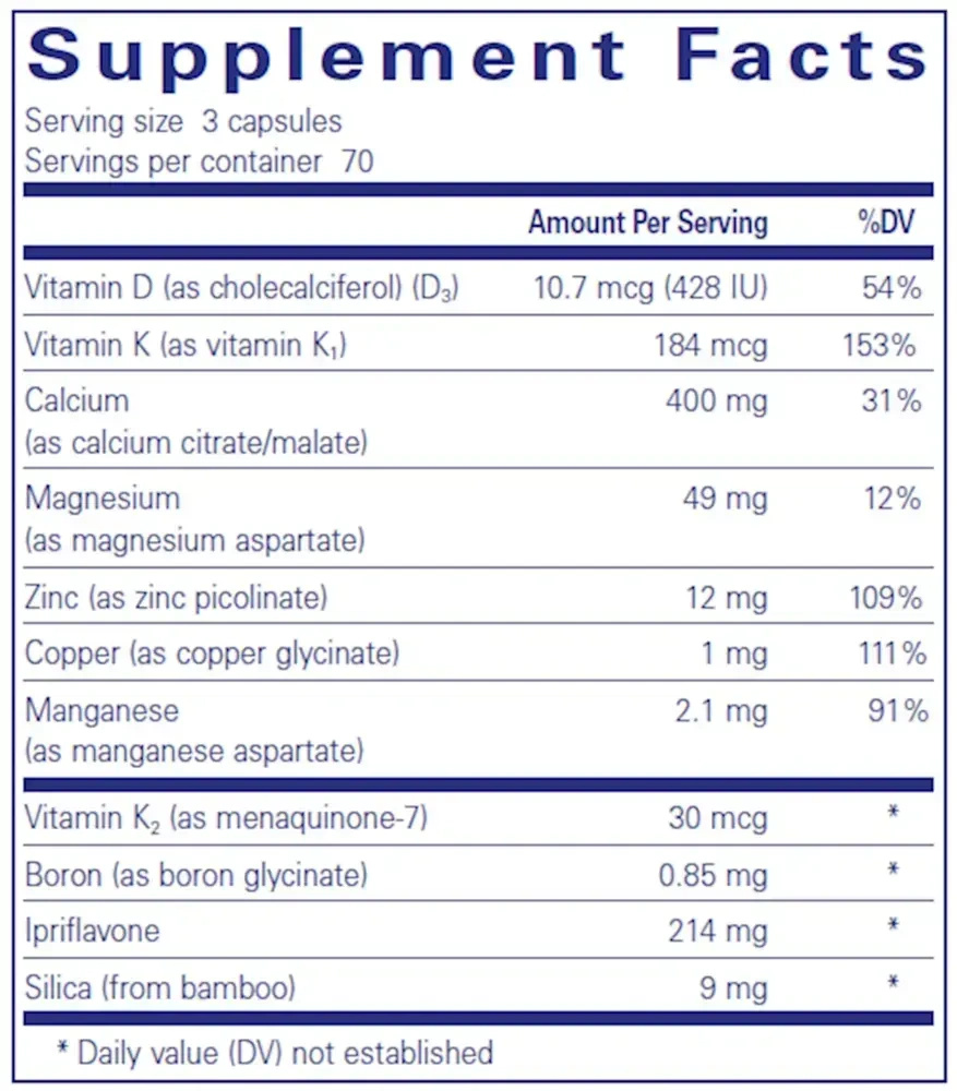 Product image for +CAL+ With Ipriflavone.