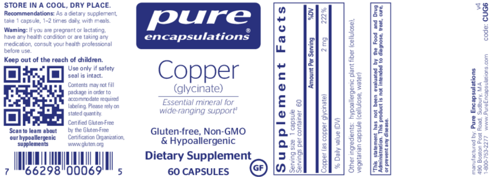 Product image for Copper (Glycinate).