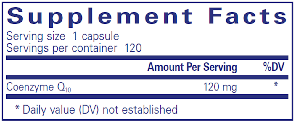 Product image for CoQ10 120mg.