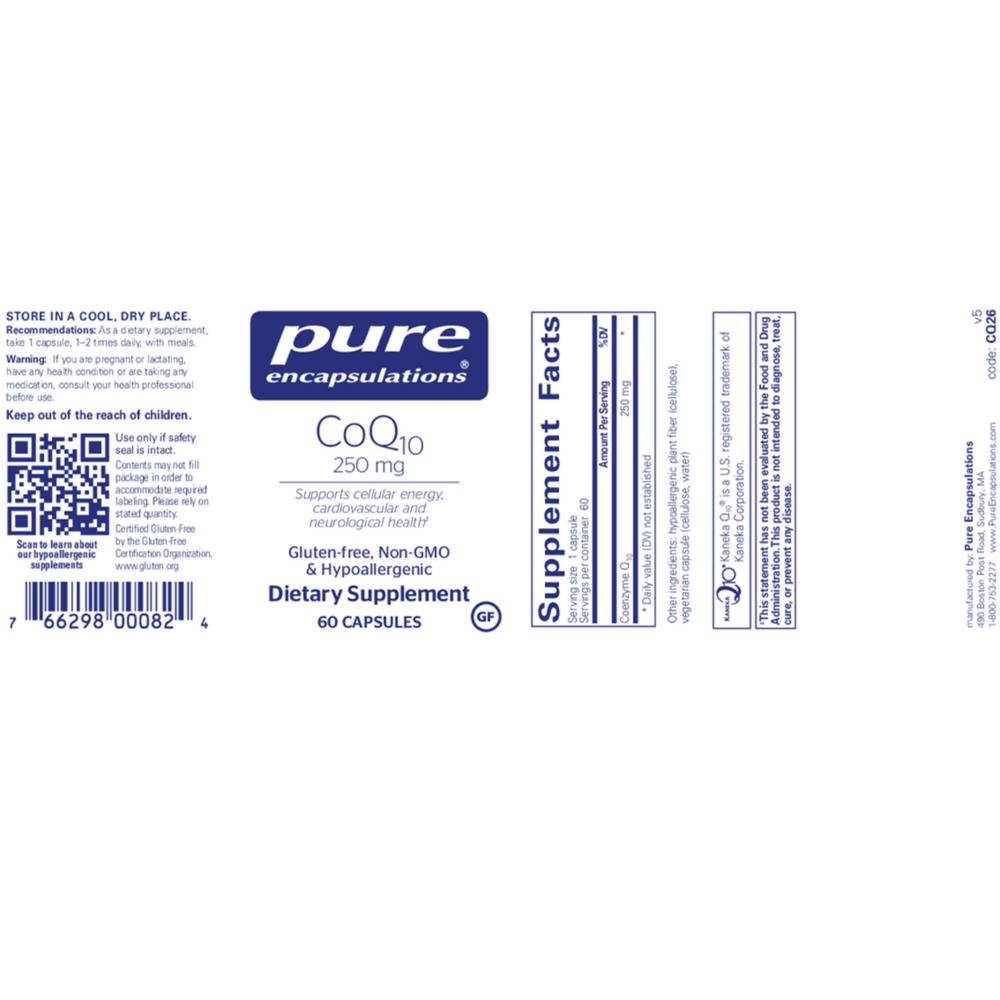 Product image for CoQ10 250mg.