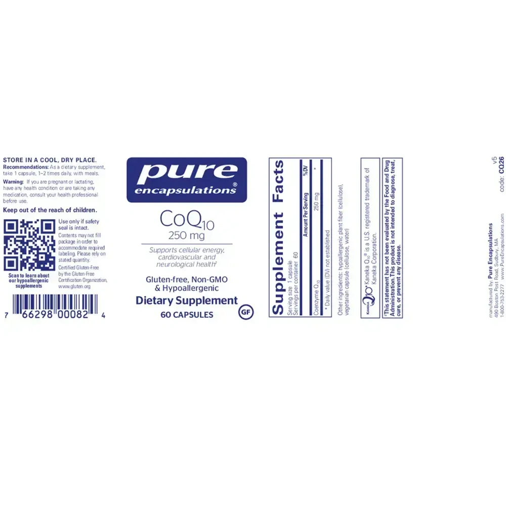 Product image for CoQ10 250mg.