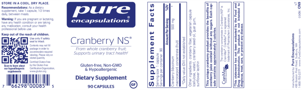 Product image for Cranberry NS.