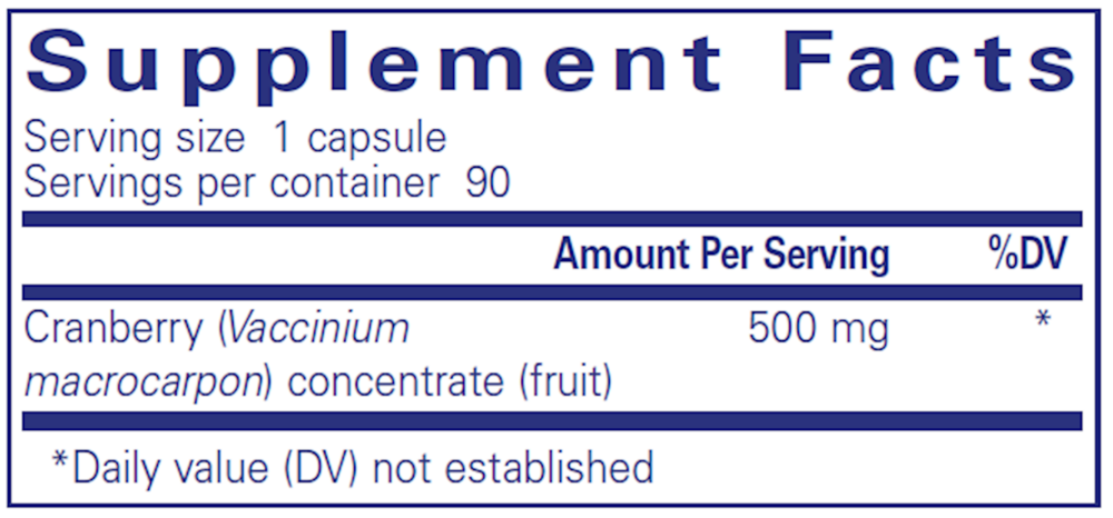 Product image for Cranberry NS.