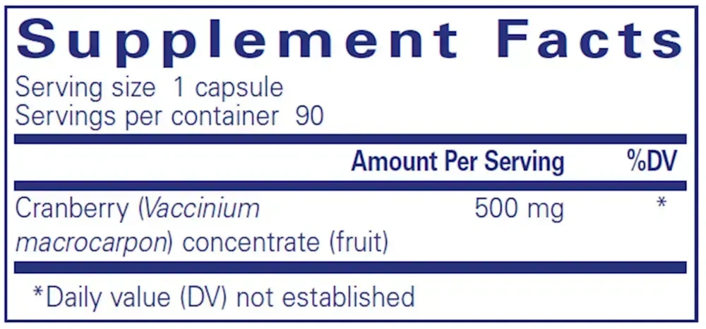 Product image for Cranberry NS.