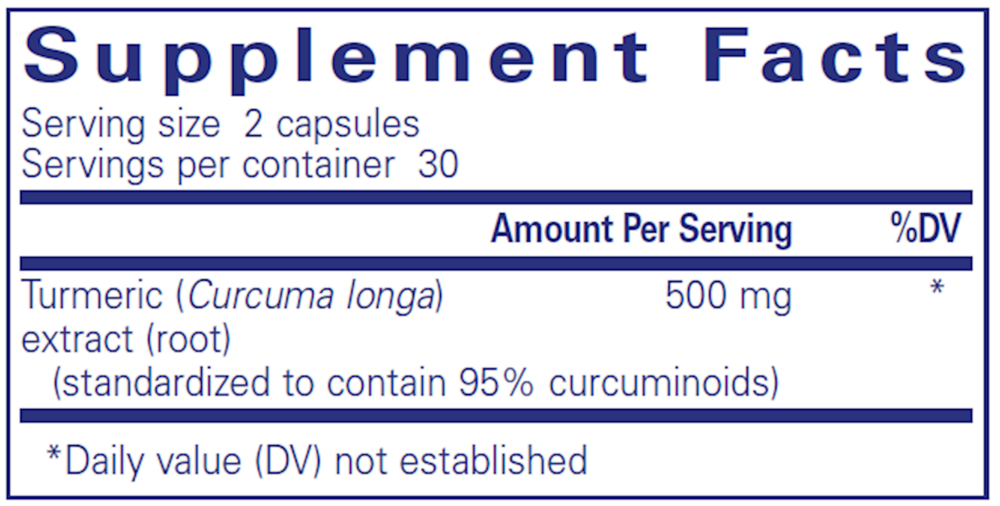 Product image for Curcumin.