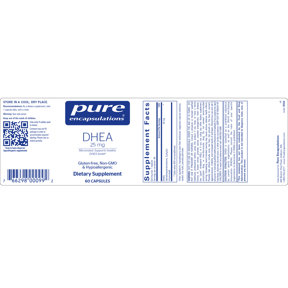 Product image for DHEA 25mg.
