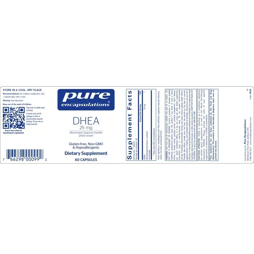 Product image for DHEA 25mg.