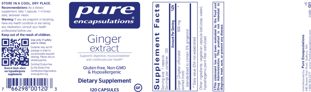 Product image for Ginger Extract.