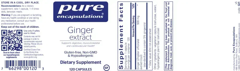 Product image for Ginger Extract.