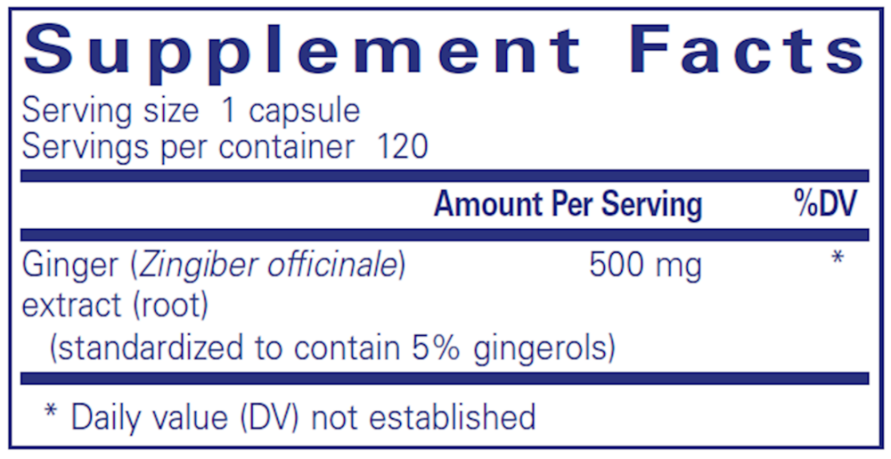 Product image for Ginger Extract.