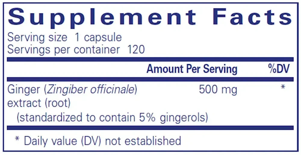 Product image for Ginger Extract.