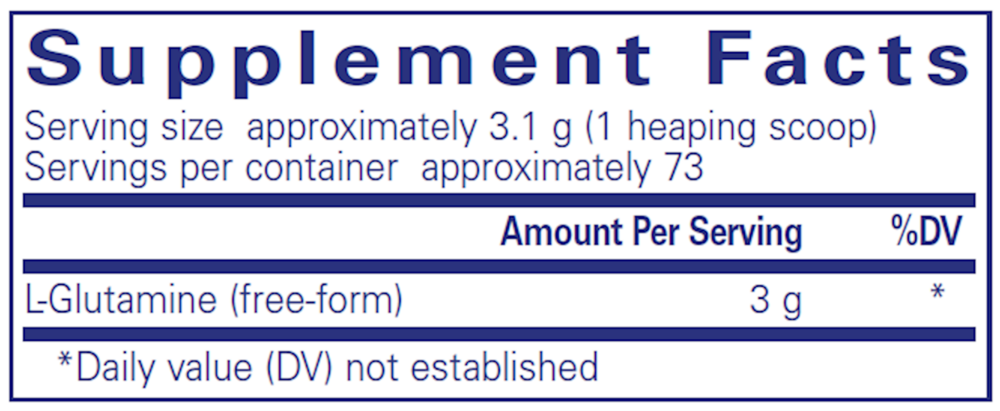 Product image for L-Glutamine Powder.