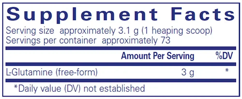 Product image for L-Glutamine Powder.