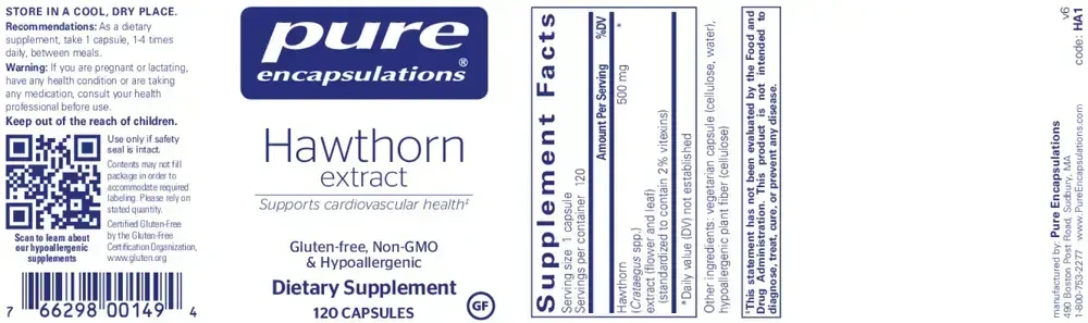 Product image for Hawthorn Extract.