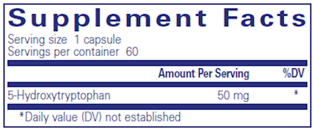 Product image for 5-HTP 50mg.