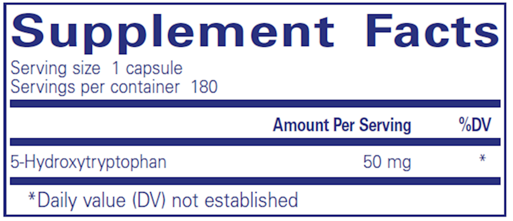 Product image for 5-HTP 50mg.