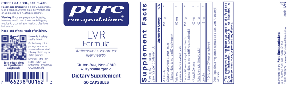 Product image for LVR Formula.