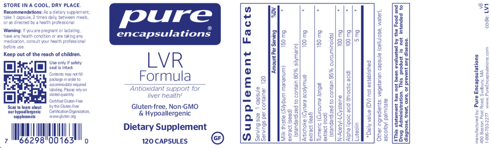 Product image for LVR Formula.