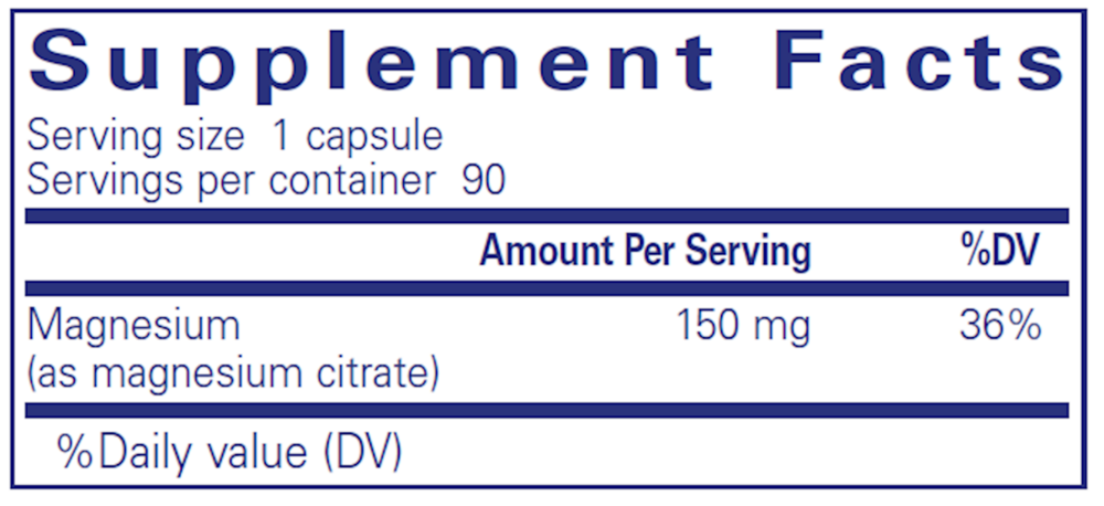 Product image for Magnesium (Citrate).