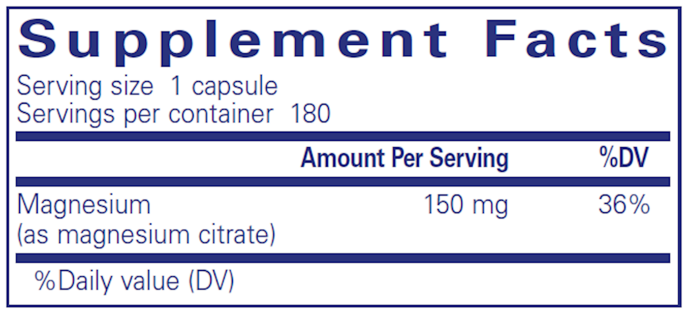 Product image for Magnesium (Citrate).