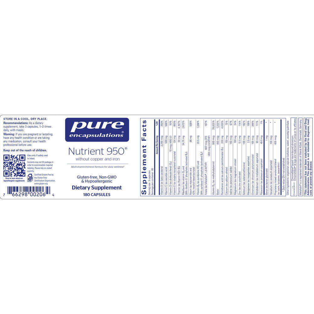 Product image for Nutrient 950® without Copper &amp; Iron.