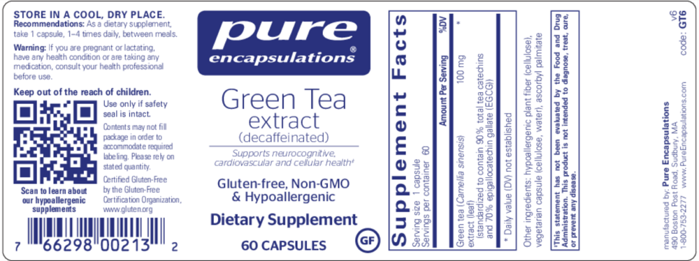 Product image for Green Tea Extract.