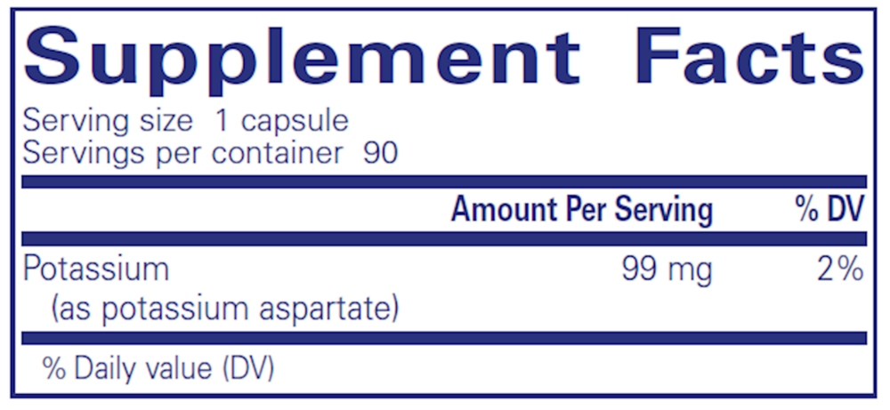 Product image for Potassium (Aspartate).