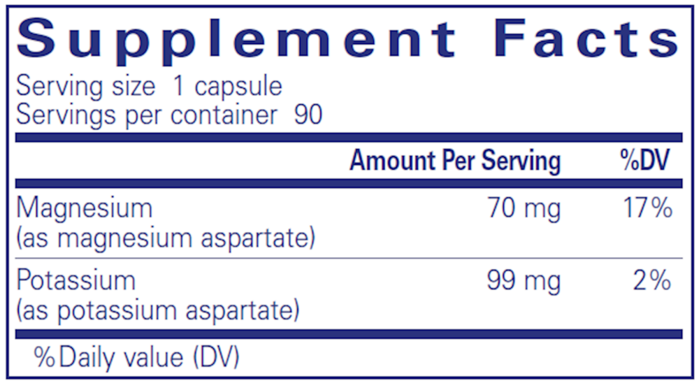 Product image for Potassium Mag (Asp).