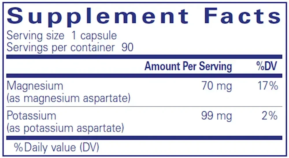 Product image for Potassium Magnesium (aspartate).