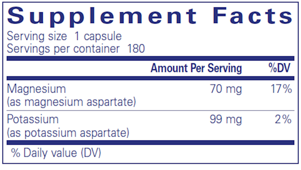 Product image for Potassium Mag (Asp).