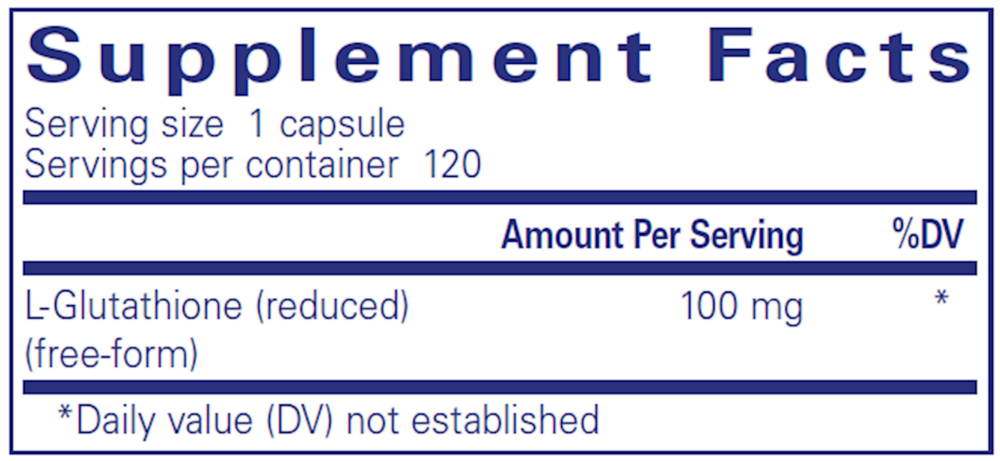 Product image for Reduced Glutathione.