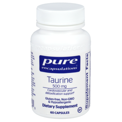 Taurine 500mg 60 capsules