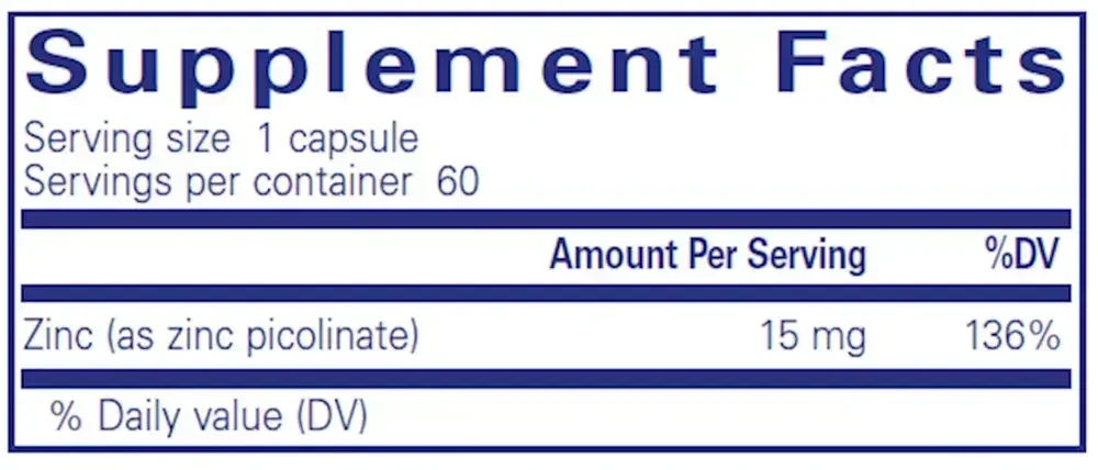 Product image for Zinc 15.