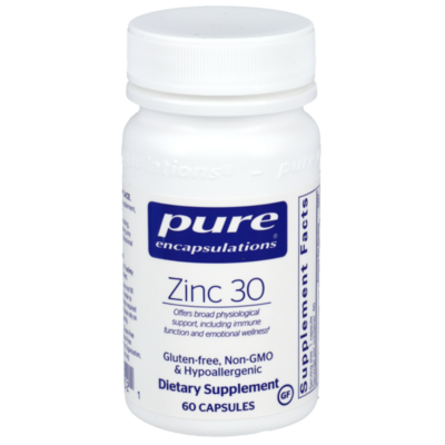 Zinc 30 60 capsules