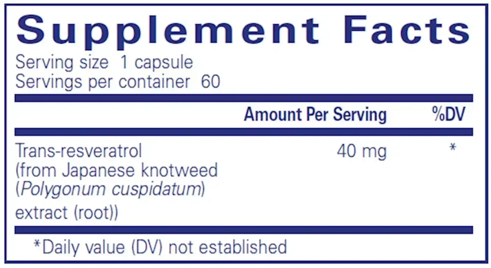Product image for Resveratrol.